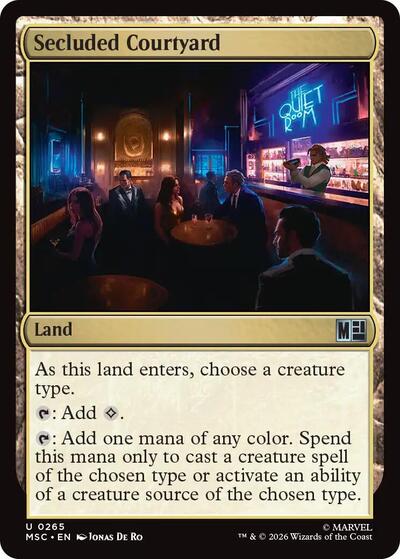 Secluded Courtyard (Surge Foil)