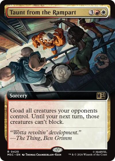 Taunt from the Rampart (Extended Art)