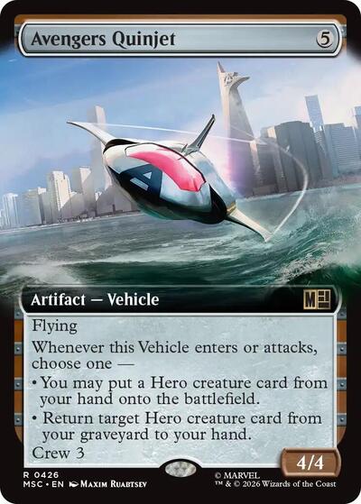 Avengers Quinjet - Hammer of Nazahn (Extended Art)