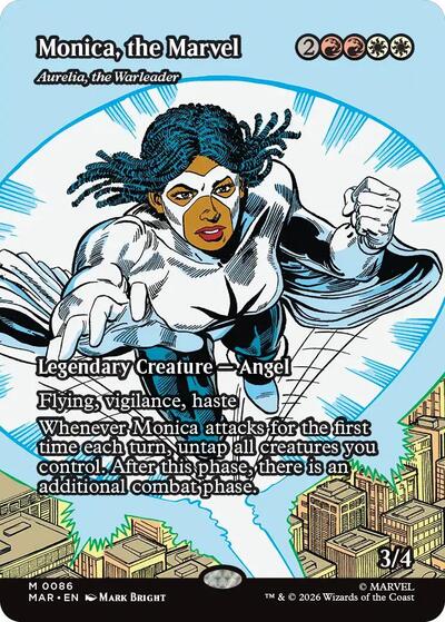 Monica, the Marvel - Aurelia, the Warleader (Borderless)