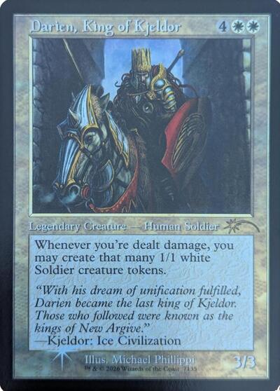 Darien, King of Kjeldor (Retro Frame)