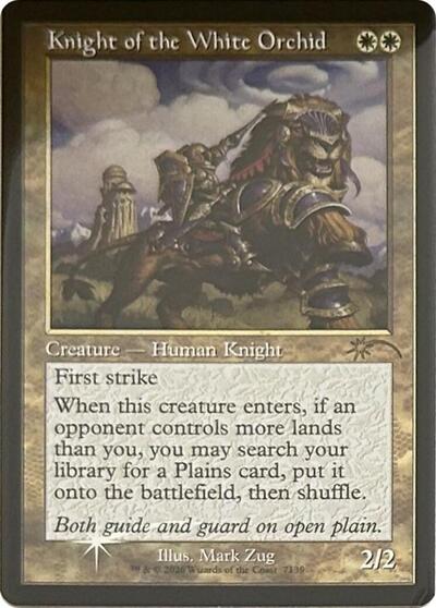 Knight of the White Orchid (Retro Frame)