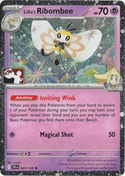 Lillie's Ribombee - 067/159 (Cosmos Holo)