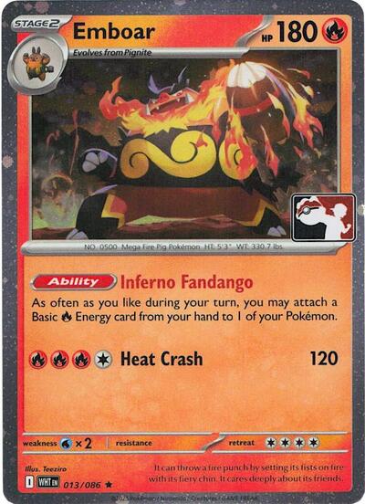 Emboar - 013/086 (Cosmos Holo)