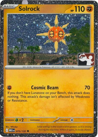 Solrock - 075/132 (Cosmos Holo)