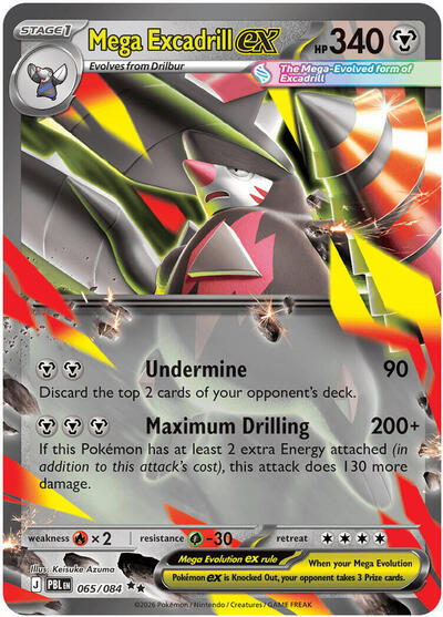 Mega Excadrill ex - 065/084