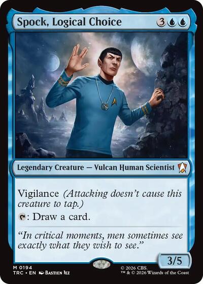 Spock, Logical Choice