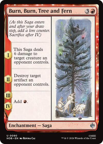 Burn, Burn, Tree and Fern