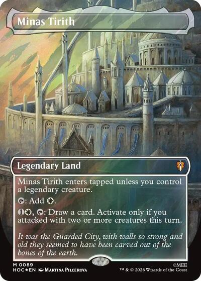 Minas Tirith (Borderless) (Surge Foil)
