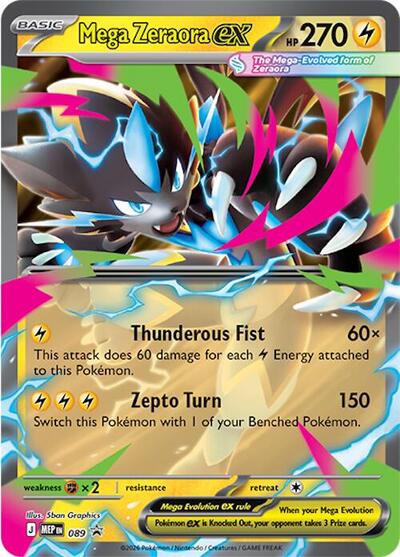 Mega Zeraora ex - 089