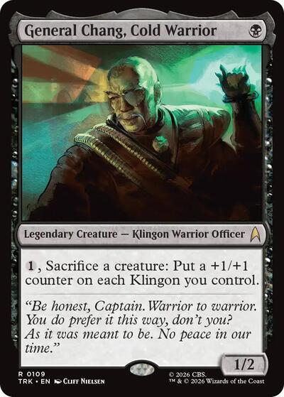 General Chang, Cold Warrior