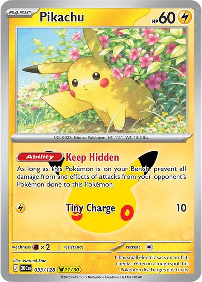 Pikachu - 033/128