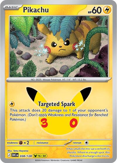 Pikachu - 038/128