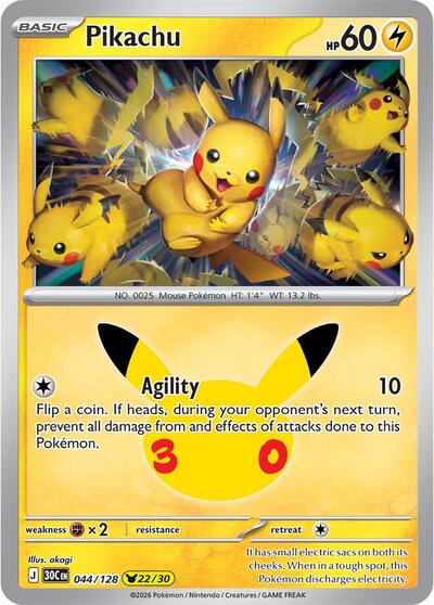 Pikachu - 044/128