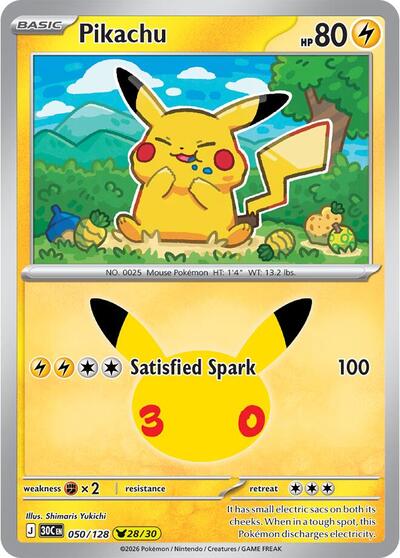 Pikachu - 050/128