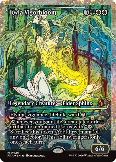 Kwia Vigorbloom (Showcase) (Fracture Foil) (0420)