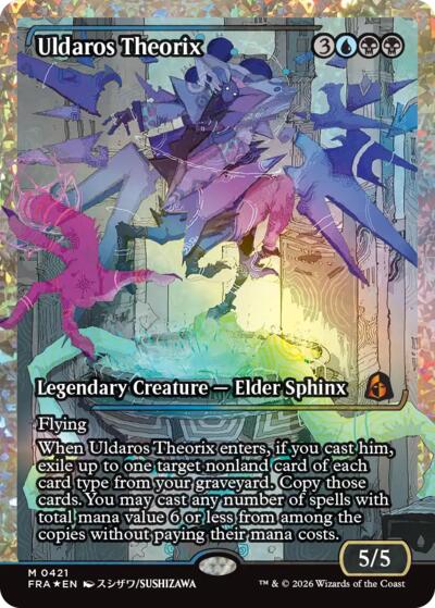 Uldaros Theorix (Showcase) (Fracture Foil) (0421)