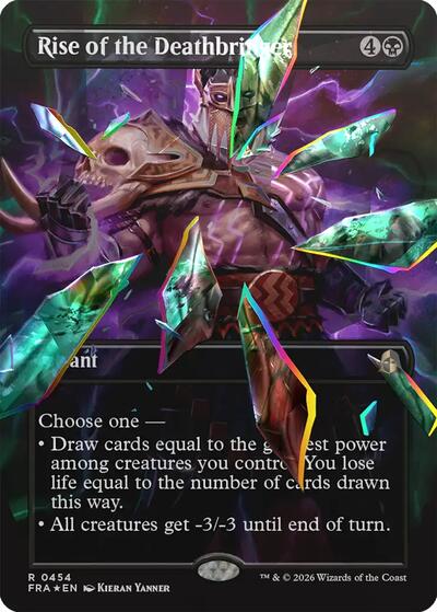 Rise of the Deathbringer (Borderless) (Facet Foil)