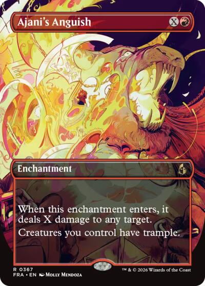 Ajani's Anguish (Borderless)