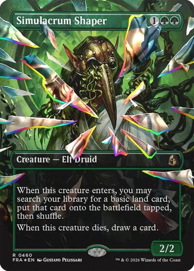 Simulacrum Shaper (Borderless) (Facet Foil)