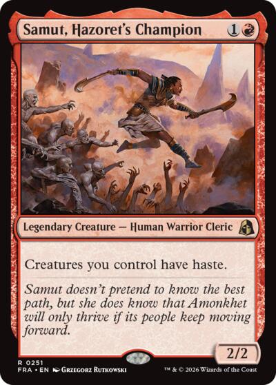 Samut, Hazorer's Champion