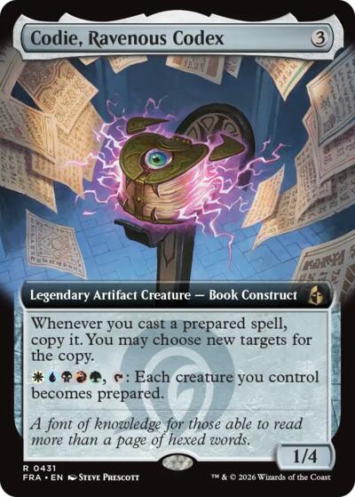 Codie, Ravenous Codex (Extended Art)