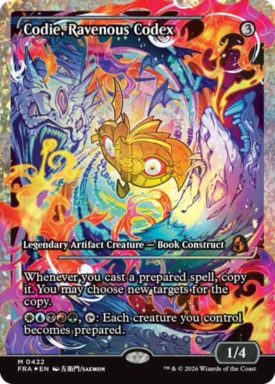 Codie, Ravenous Codex (Showcase) (Fracture Foil)