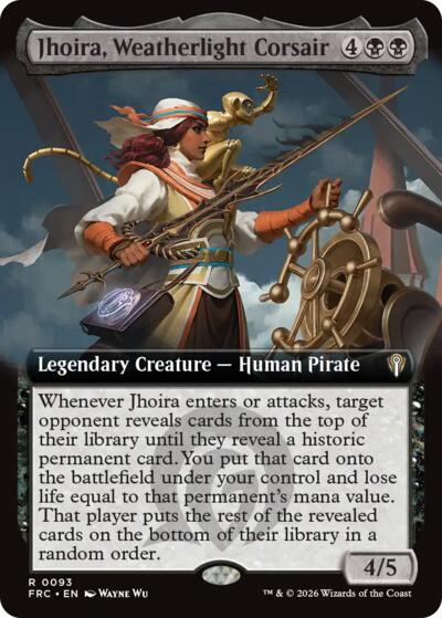 Jhoira, Weatherlight Corsair (Extended Art)