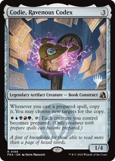 Codie, Ravenous Codex