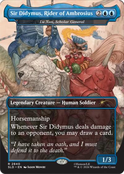 Sir Didymus, Rider of Ambrosius - Lu Xun, Scholar General