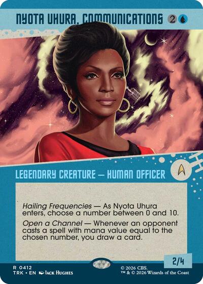 Nyota Uhura, Communications (Showcase)