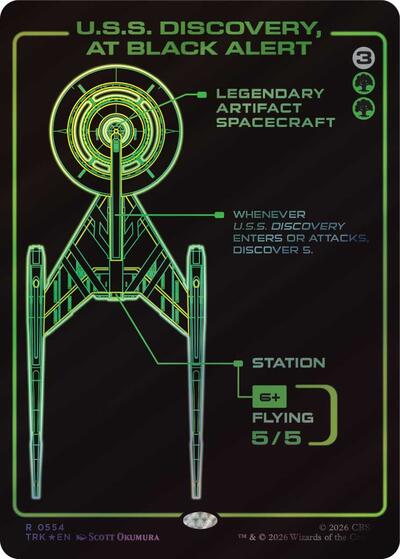 U.S.S. Discovery, at Black Alert (Showcase)