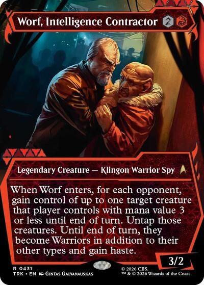 Worf, Intelligence Contractor (Showcase)