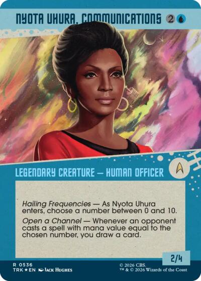 Nyota Uhura, Communications (Showcase) (Surge Foil)