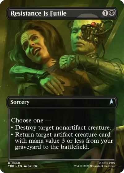 Resistance Is Futile (Borderless)