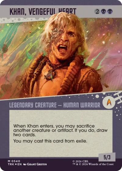Khan, Vengeful Heart (Showcase) (Surge Foil)