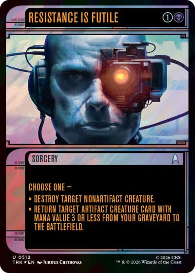 Resistance Is Futile (Showcase) (Surge Foil)