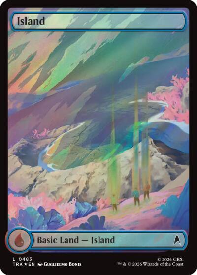 Island (0483) (Surge Foil)