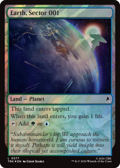 Earth, Sector 001 (Surge Foil)