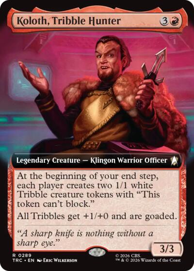 Koloth, Tribble Hunter (Extended Art)