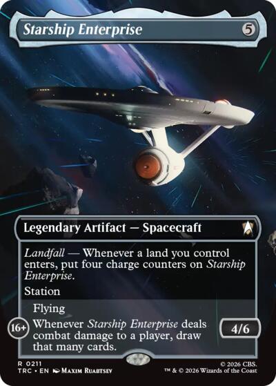 Starship Enterprise (Borderless)