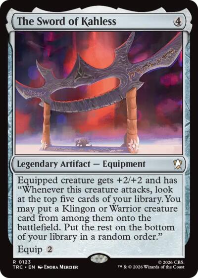 The Sword of Kahless (Surge Foil)