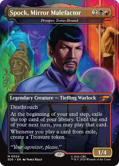 Spock, Mirror Malefactor - Prosper, Tome-Bound (Borderless)