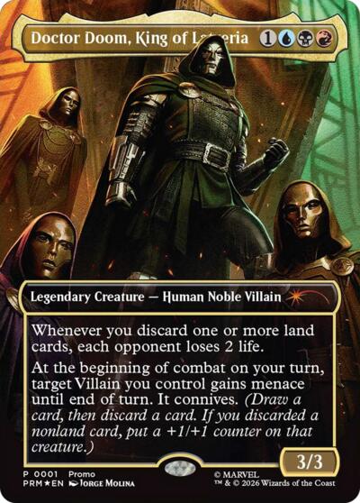 Doctor Doom, King of Latveria (Borderless) (0001)