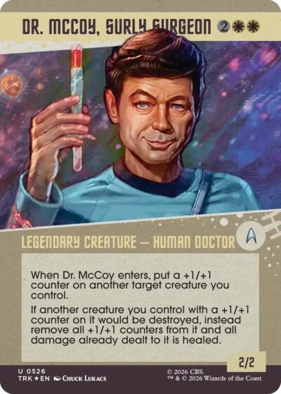 Dr. McCoy, Surly Surgeon (Showcase) (Surge Foil)