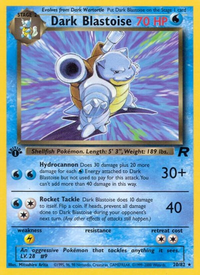 Dark Blastoise (20)