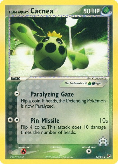 Team Aqua's Cacnea - 24/95