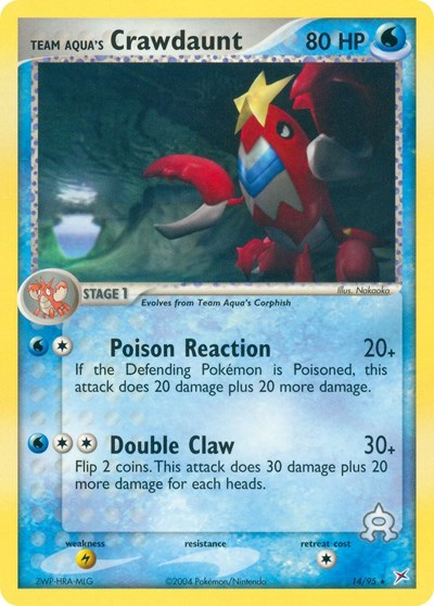 Team Aqua's Crawdaunt - 14/95
