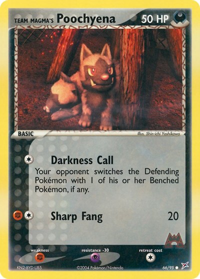 Team Magma's Poochyena - 66/95