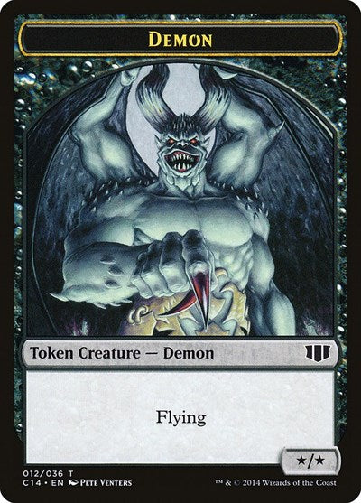Demon (012) // Zombie (016) Double-Sided Token